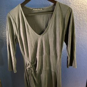 Abercrombie & Fitch Gray Knot Dress 🖤 Size M